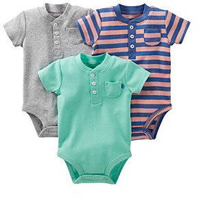 Carter's Baby Boys' Assorted Three-Pack Bodysuits