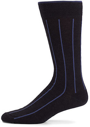Wool Vertical-Stripe Socks