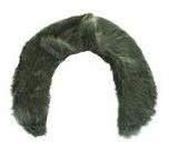 Dorothy Perkins Womens Green faux fur stole- Green