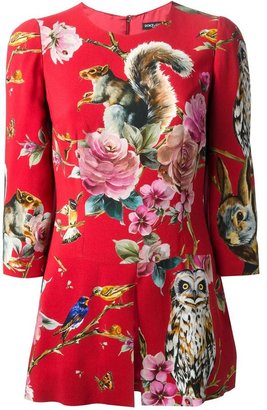Dolce & Gabbana 'Enchanted Forest' top