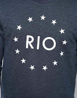 ASOS Sweatshirt With Rio Embroidery