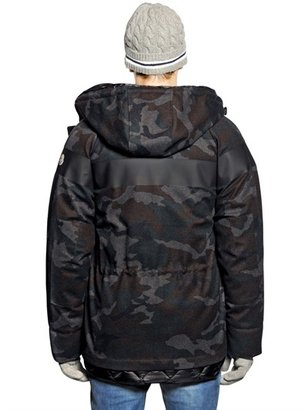 Moncler Timothy Wool Flannel Down Jacket