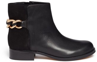Sam Edelman 'Chester' chain leather and suede boots