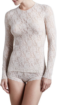 Hanky Panky Signature Lace Unlined Long-Sleeve Tee