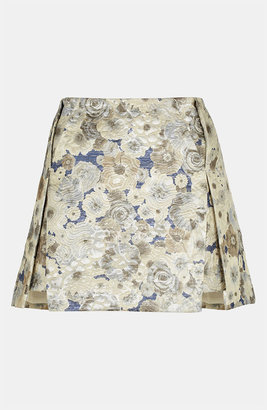Topshop Floral Jacquard Skirt