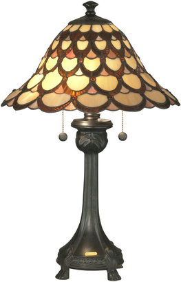 Dale Tiffany Peacock Table Lamp
