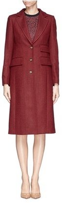 Nobrand 'Lisa' chevron wool knit coat
