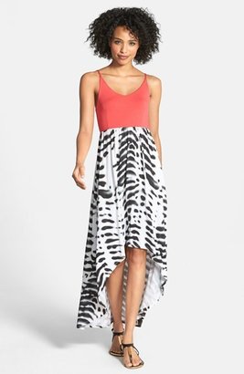 Nordstrom FELICITY & COCO Jersey High/Low Maxi Dress Exclusive) (Petite)