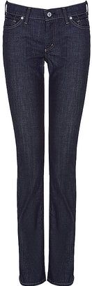 Citizens of Humanity Dark Blue Mid-Rise Straight Leg Jeans