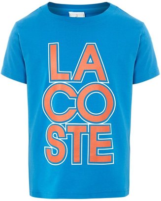 Lacoste Boys large text t-shirt