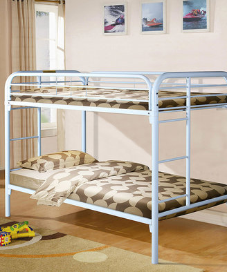 Gloss White Metal Bunk Bed
