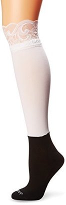 Bootights Women's Lacie Lace Knee Hi with Cushioned Ankle Sock