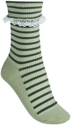Nouvella Cotton Stripe Socks (For Women)