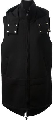 Givenchy long line gilet