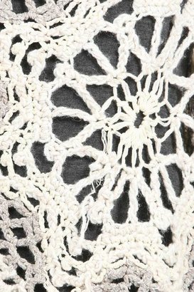 Free People Snowflake Crochet Top in Ivory