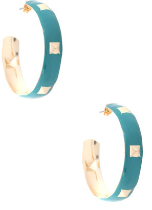 Forever 21 Lacquered Stud Hoops