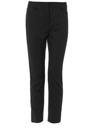 Erdem Sidney dotted jacquard tailored trousers