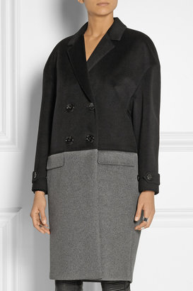 Burberry Two-tone cashmere coat