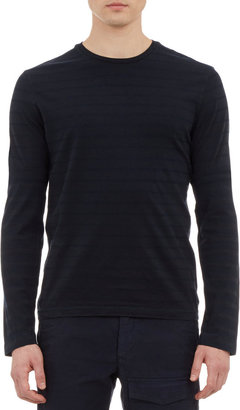 Ralph Lauren Black Label Denim Striped Long-Sleeve T-shirt