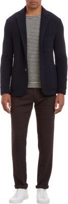 Barena Deconstructed Knit Three-Button Sportcoat