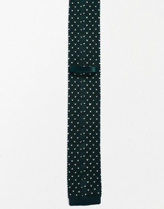 Ted Baker Knitted Tie With Birdseye Stitch