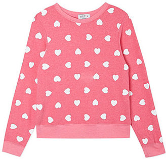 Wildfox Couture Awkward hearts jumper 7-14 years