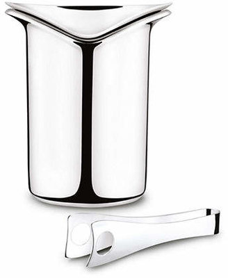 Georg Jensen Wine and Bar Ice bucket and tongs-SILVER-One Size