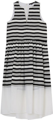 Tibi NEW YORK Summer Stripe Midi Dress