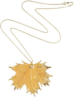 Emilie Hagen Gold Maple Leaf Necklace