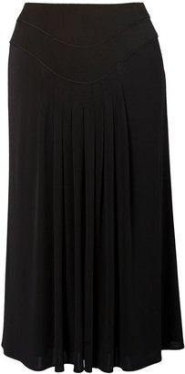 House of Fraser Chesca Piping trim jersey skirt with tuck detailing