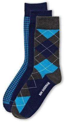 Ben Sherman 3-Pack Assorted Pattern Socks