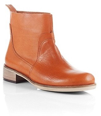 HUGO BOSS Leather boots `Estrid`