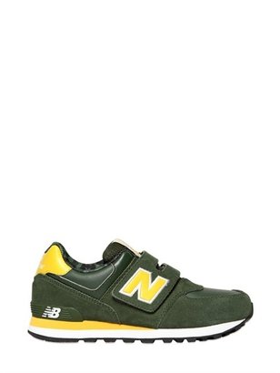 New Balance Faux Leather Running Sneakers