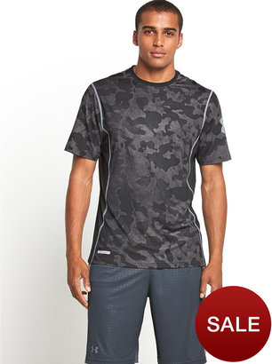 Under Armour Mens Heat Gear Sonic Fitted Printed T-shirt
