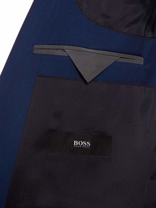 HUGO BOSS Men's Herison Geron Slim Fit Bright Blue 3 Piece Suit