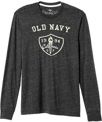 Old Navy Men's Premium Embroidered-Logo Tees