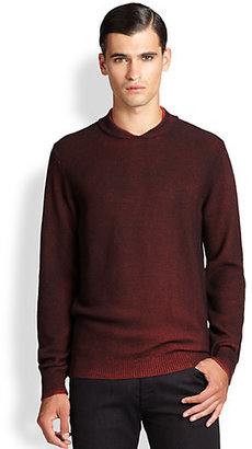 Armani Collezioni Wool Crewneck Sweater