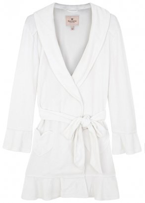 Juicy Couture White terry robe