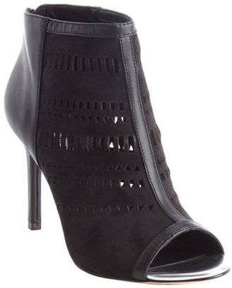 Charles by Charles David black leather and suede open toe cutout 'Imply' booties