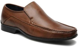 Hush Puppies Men's Moderna Slip On_Mt Square toe Loafers in Brown