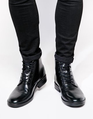 ASOS Boots in Leather - Black