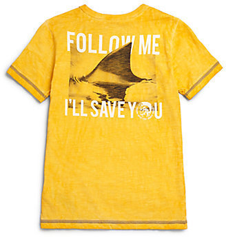 Diesel Little Boy's "Follow Me, I'll Save You" Tee