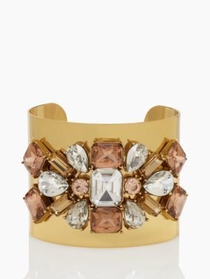 Kate Spade Crystal arches statement cuff