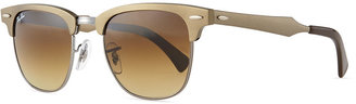 Ray-Ban Metal Frame Clubmaster Sunglasses, Bronze