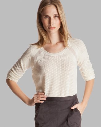 Halston Sweater - Merino Wool Lace Stitch
