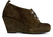 Gardenia Leather Wedge Heeled Boots