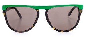 Stella McCartney Flat Top Oversized Sunglasses