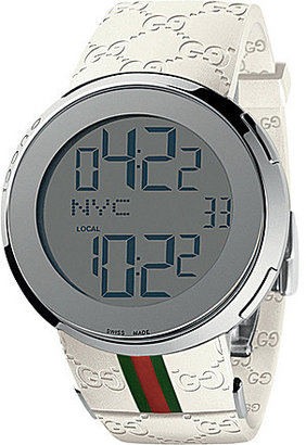 Gucci YA114214 I white digital watch - for Men