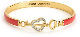 Juicy Couture Enamel Heart & Key Bangle
