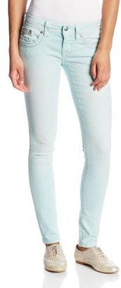 Miss Me Juniors Leather Wing Studded Skinny Jean